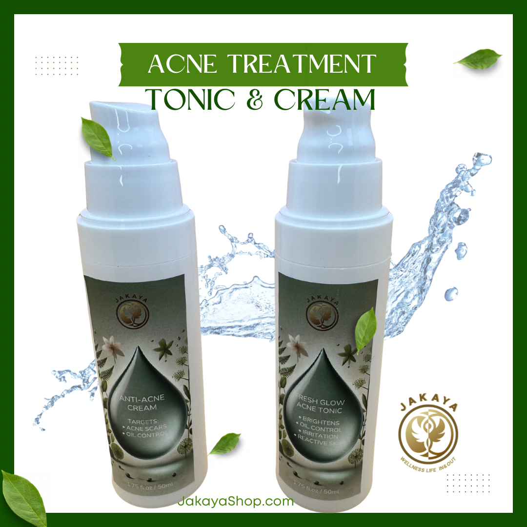 Natural Acne Solution Set: Clinically-Formulated Plant Power to Clear & Heal Skin