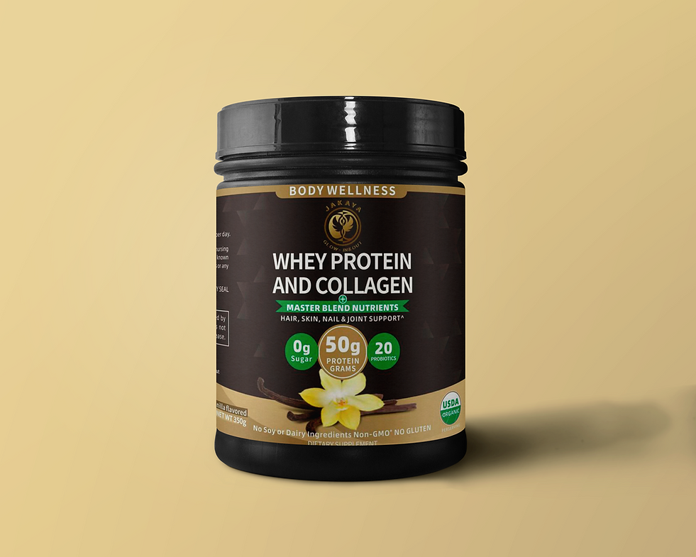 Jakaya Master Blend: All-in-One Whey Protein & Collagen